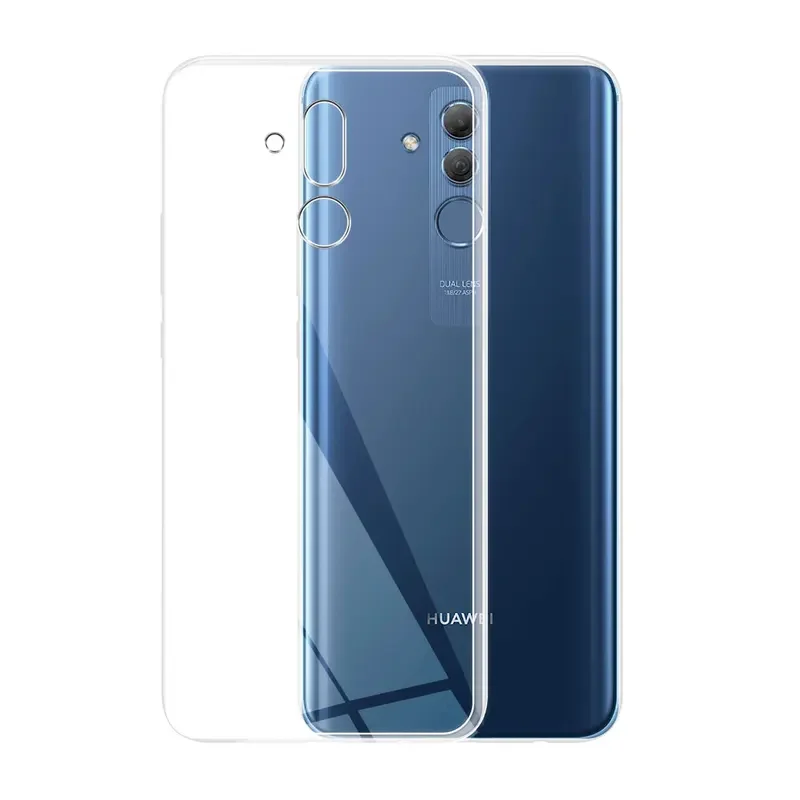 Für huawei mate 20 lite fall klares silikon weiches tpu telefon hüllen abdeckung für huawei mate 20 pro 20 lite funda transparentes coque gel