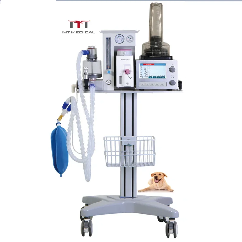 MT MEDICAL Animal Hospital Pet Clinic Anestesia Machine Maquina De Anestesia Veterinaria Vet Portable Veterinary Anesthe