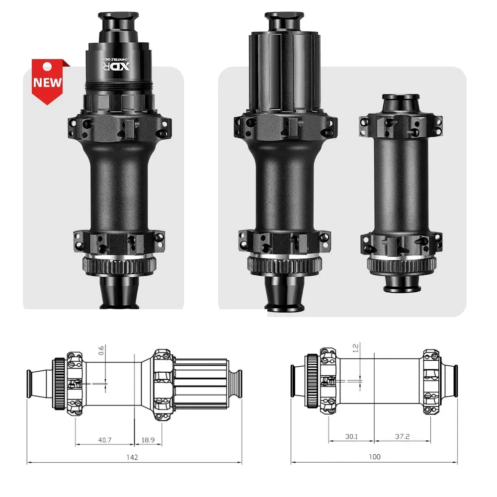 Jawbone Road Bike Hub Ratchet Disc Brake 12*142/12*100 36T Racing Bicycle Hubset XDR HG Freehub Centerlock Cycling Accessories