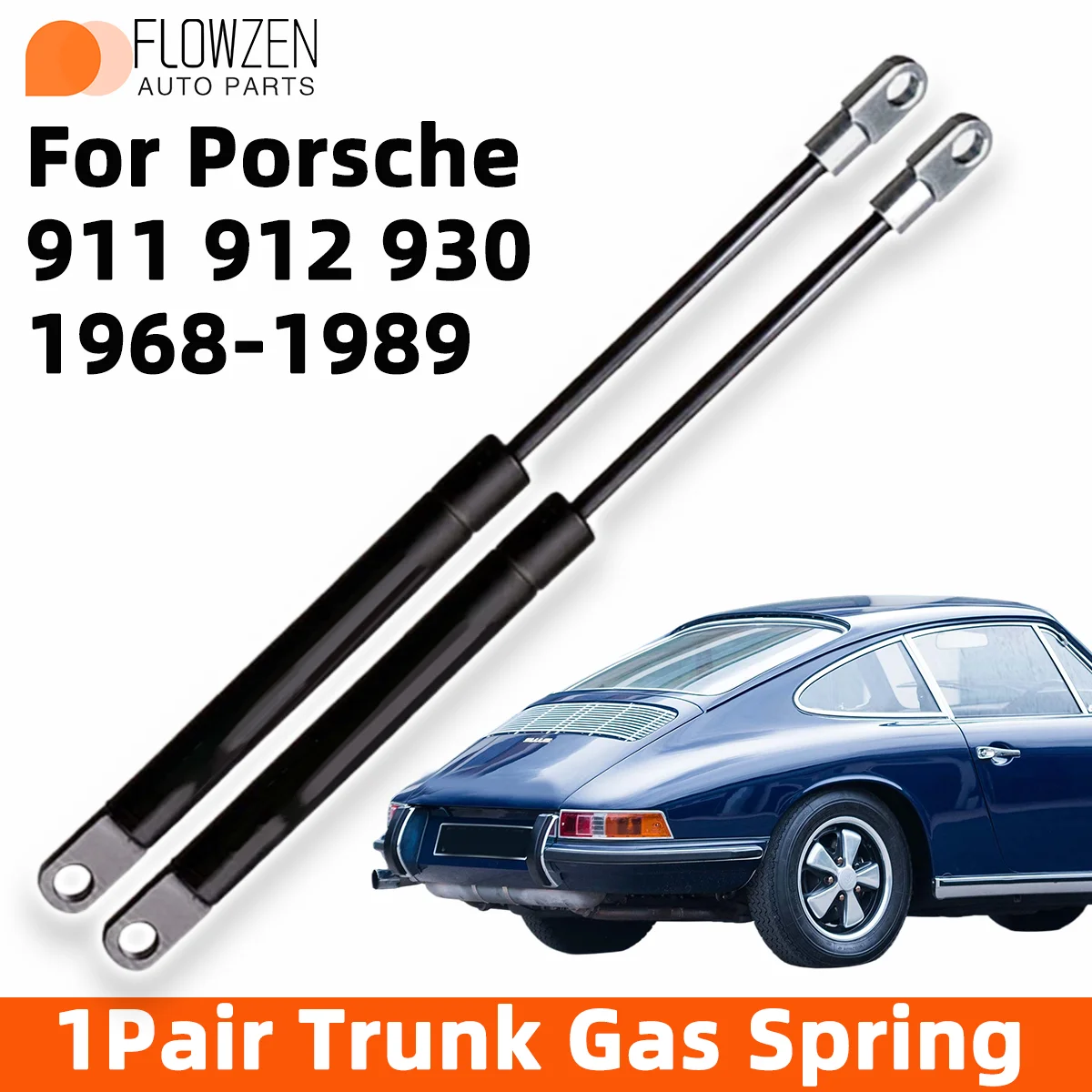 

1Pair Gas Struts Spring Bar For Porsche 911 912 930 1968-1989 Rear Luggage Support air Pressure Rod OE 9368BQ 6305IJ SG406005