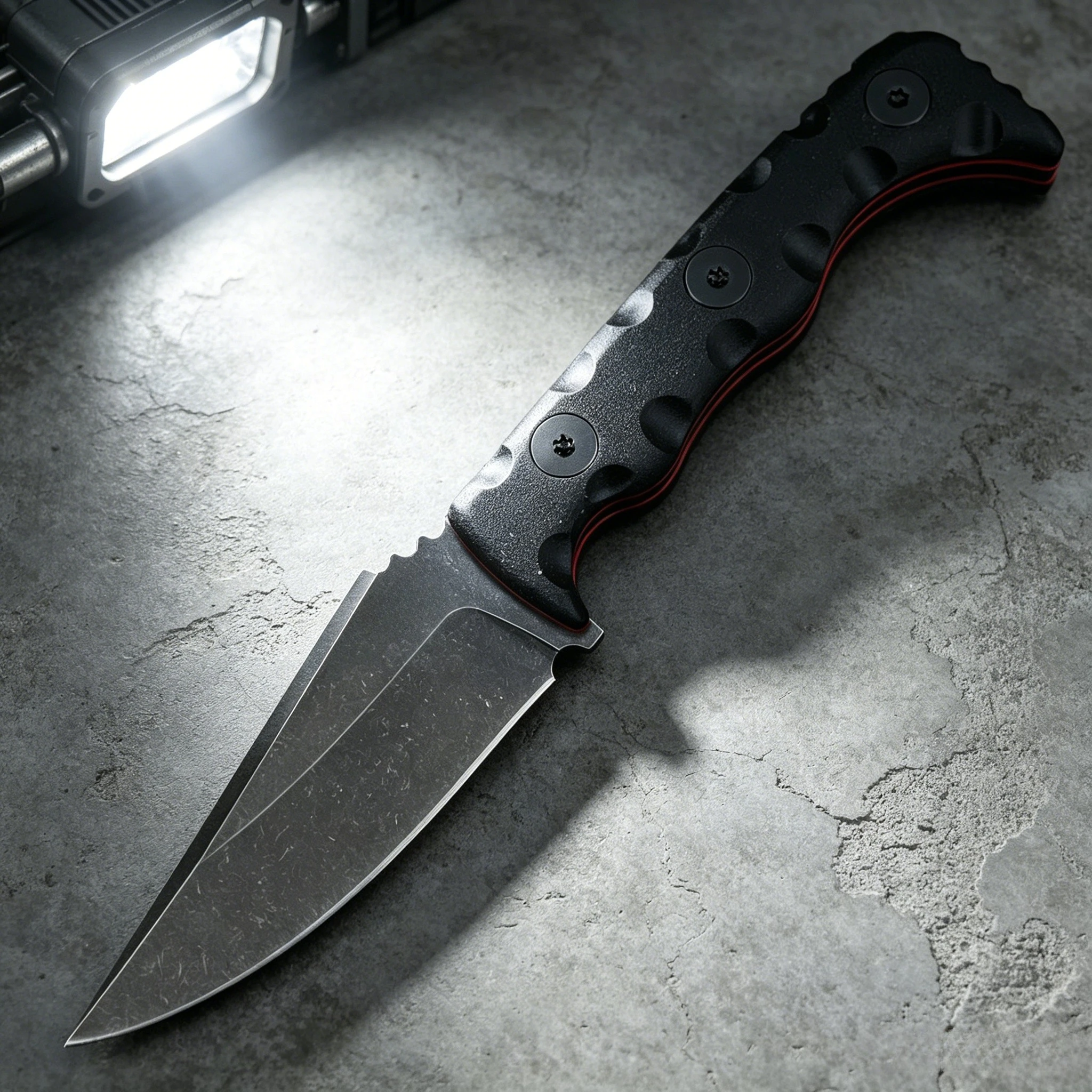 Hoogwaardig outdoor vast mes m - Dive Knife Titanium recensie en prijs