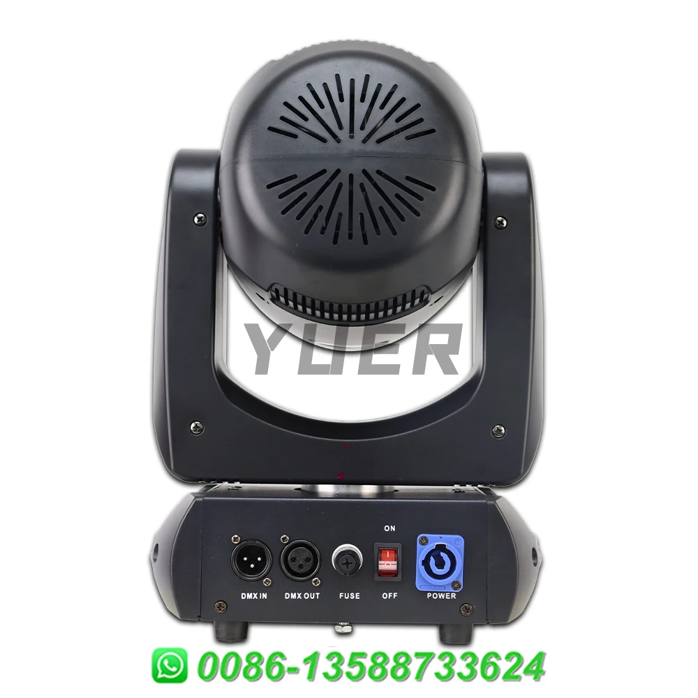 Imagem -05 - Led Moving Head Prisma Hexagonal Anel 18 Prisma Rotativo Gobo Stage Light dj Disco Party Bar de Casamento Novo 200w