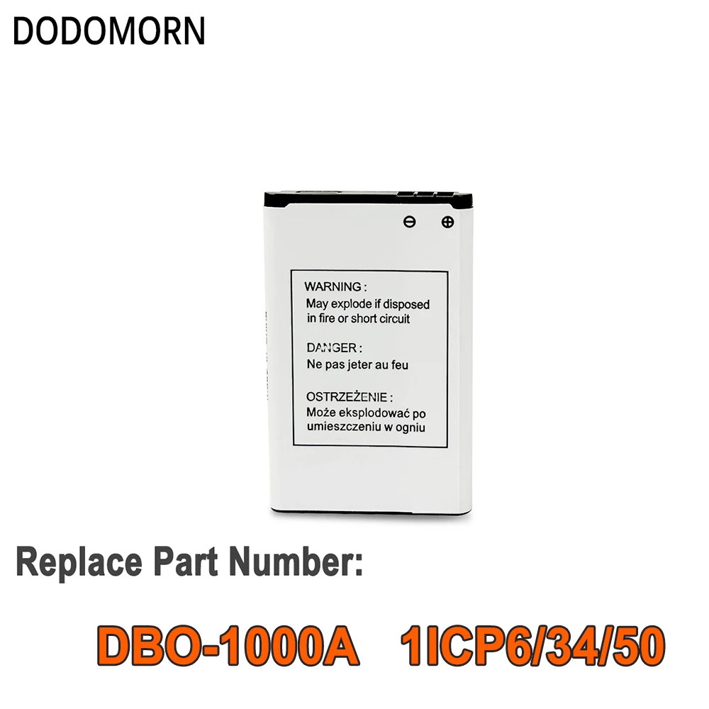 DBO-1000A 1ICP6/34/50 High Quality Battery For DORO 1372 2404 1370 Mobile Phone 3.7V 3.7WH 1000mAh High Quality