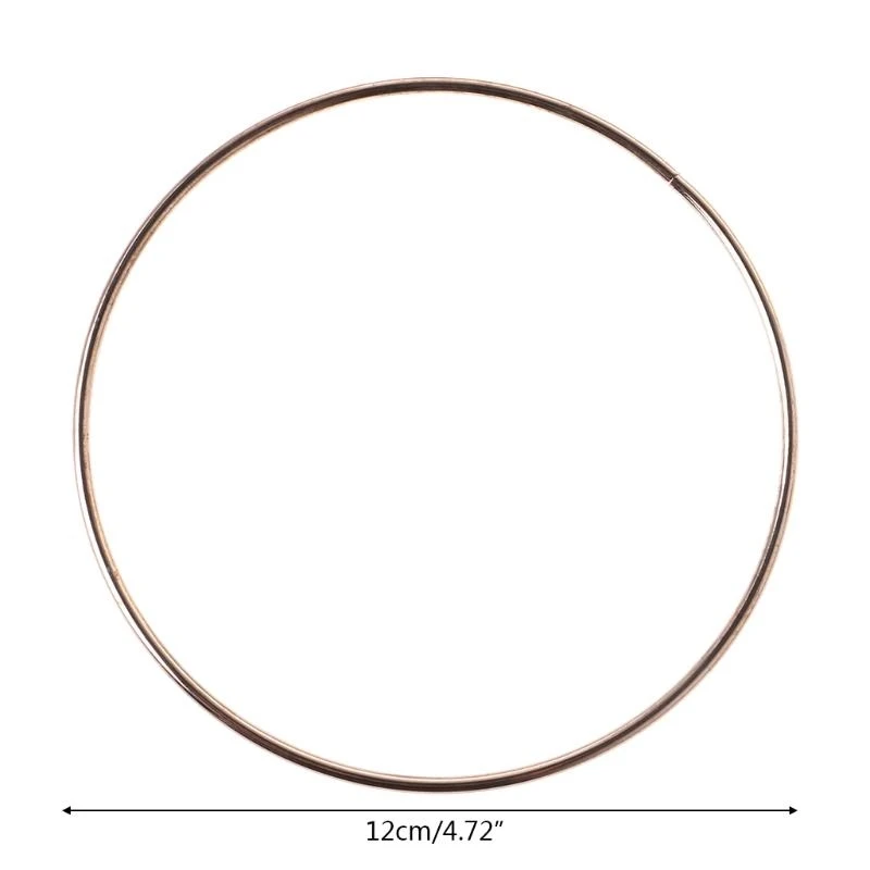 Round Dreamcatch Circle Flower Arrangements Crafts Handmade Handicraft for Home Living Room Lay Out