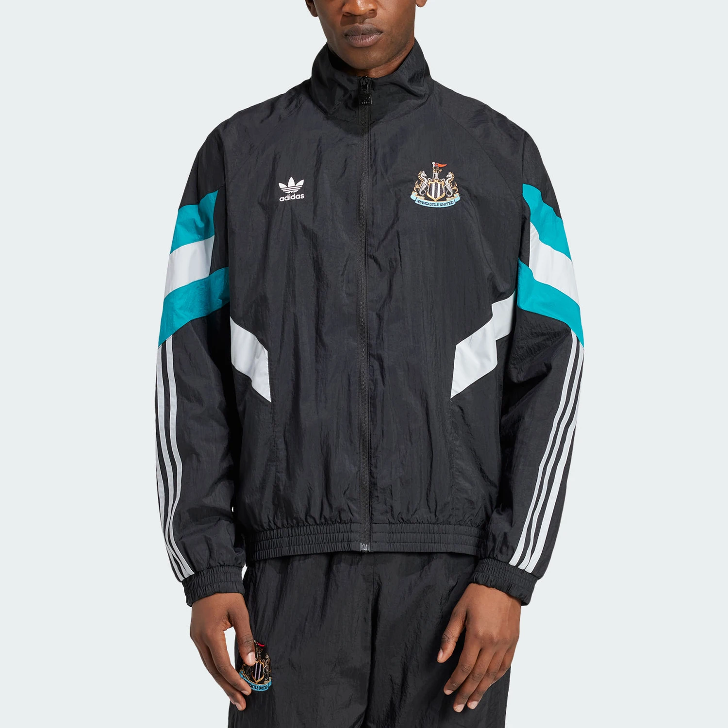 Adidas Authentic Three Leaves Men's Patch Loose Football Woven Jacket IX5155