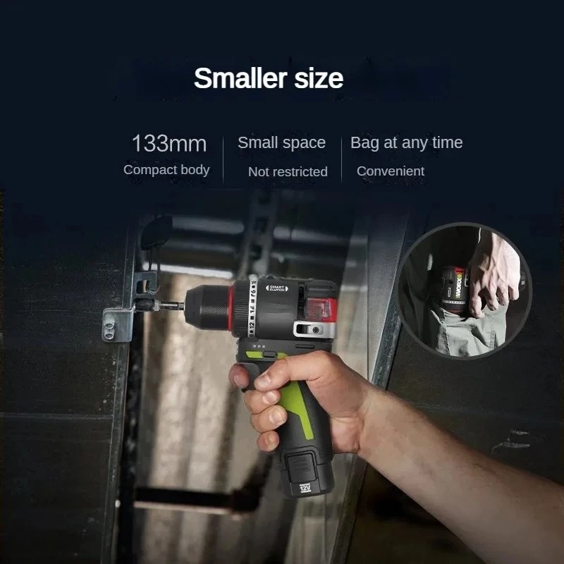 WU135 12V 50 Nm 1800 RPM intelligent clutch automatic stop 2nd gear adjustment metal processing household electric tool