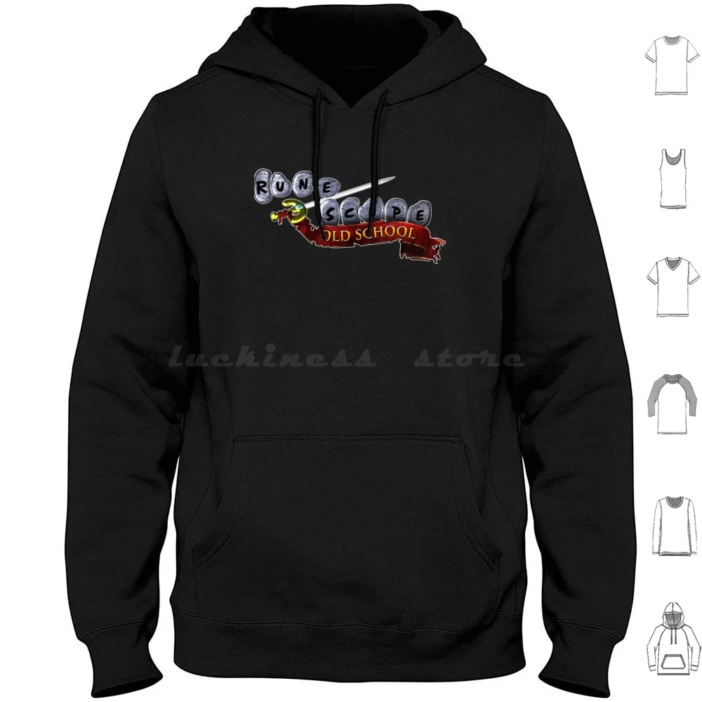 Oldschool Logo Bes Men Essential Camiseta com capuz manga comprida Oldschool Logo Bes Men