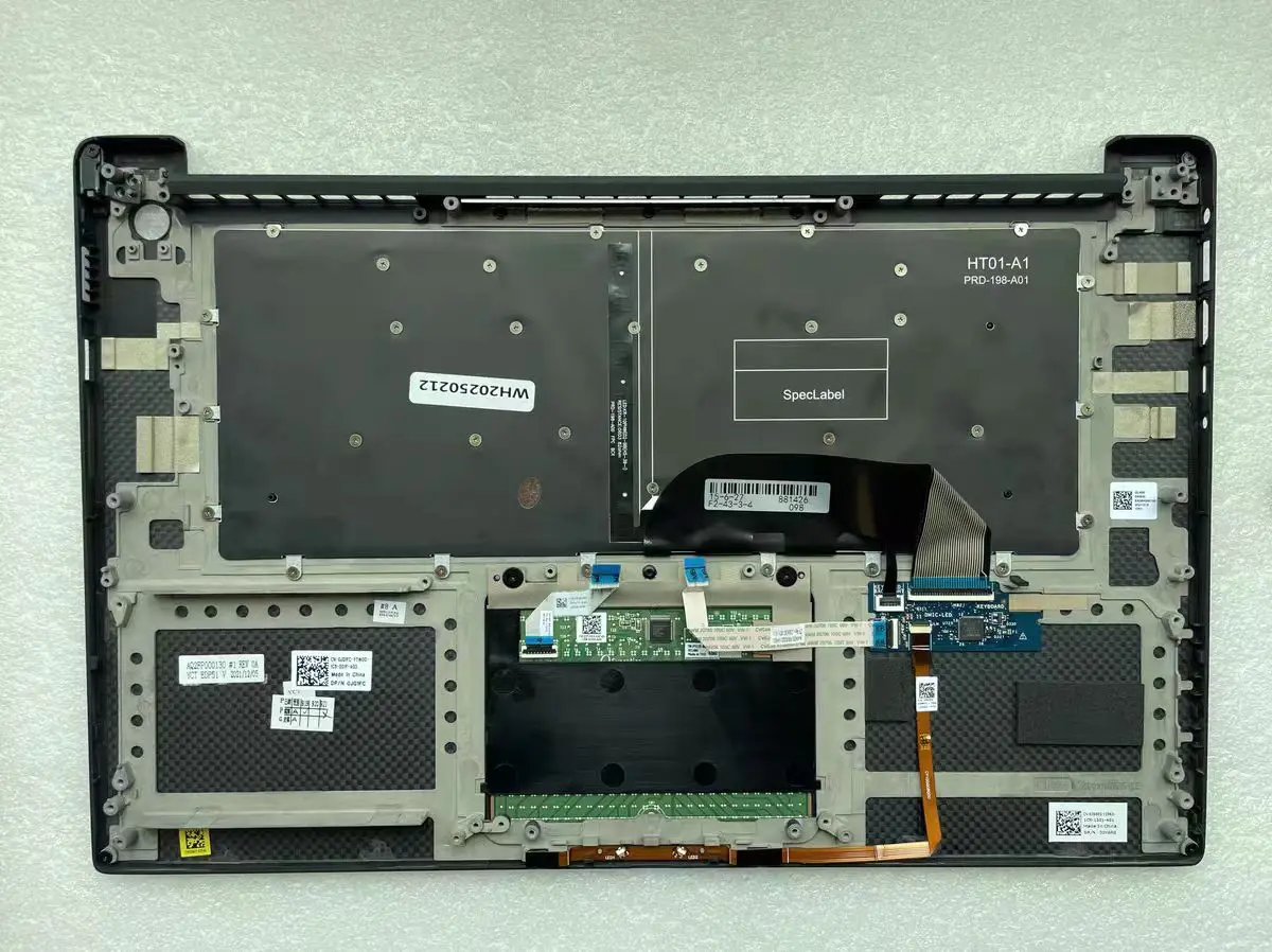 95%NEW FOR Dell XPS 15 9570 7590 Palmrest Case Keyboard Frame W key Touchpad 0T2T0M 04X63T  XMSJ