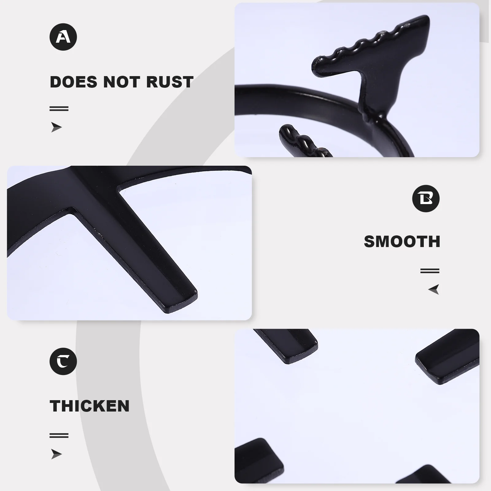 

2pcs Gas Stove Racks Pot Stands Wok Support Rings Heavy Duty Heat Resistant Cookware Storage Rack For Kitchen Burner