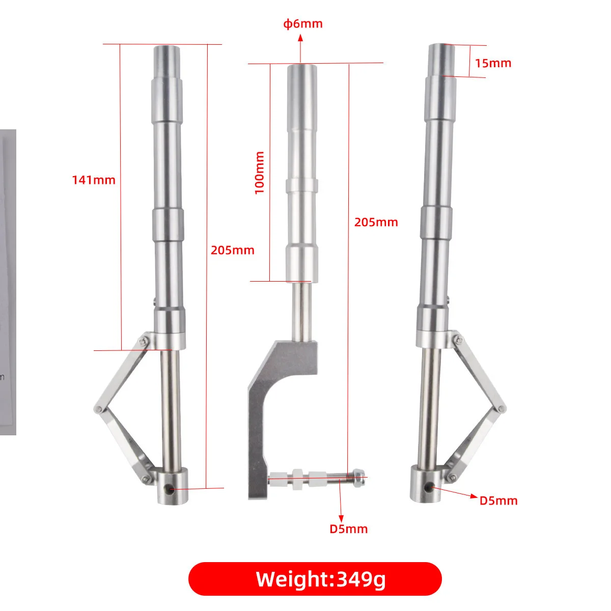 

PC-21 Metal Shock Absorbing Landing Gear for RC Airplane Model - Durable Aluminum Alloy Aircraft Parts, Fit for Warbird Scale