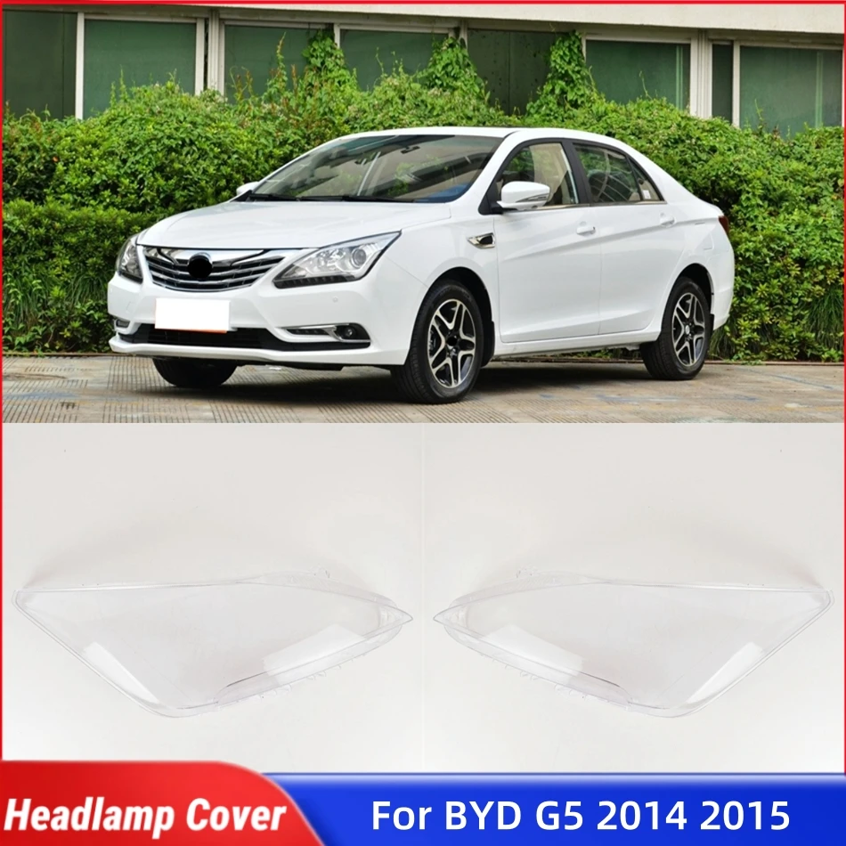 

For BYD G5 2014 2015 Accessories Lampshade Headlights Cover Car Front Headlight Lens Cover Lights Shell