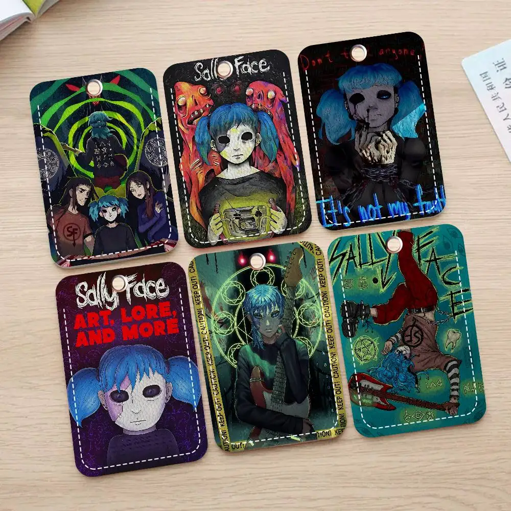 

Модный брелок-держатель для карт Sally Face Game: защитный чехол для кредитных, ID и банковских карт, а также карт питания и пропусков.