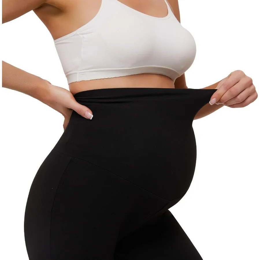 طماق اليوغا الأمومة للنساء عالية الخصر الحمل السراويل النشطة الصالة والتمرين #3