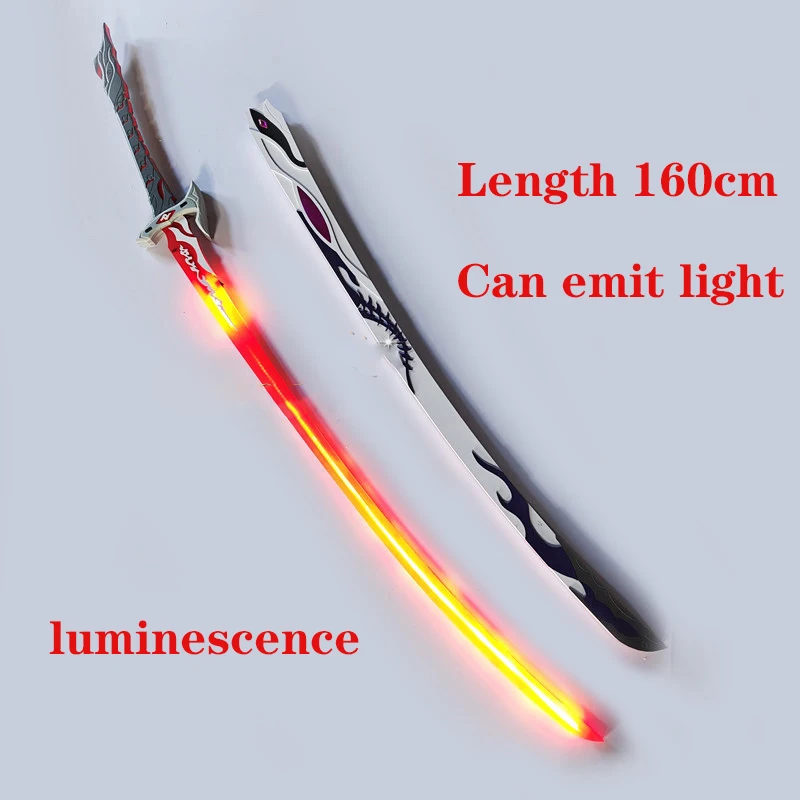 Acheron luminescence Sword Honkai: Star Rail Prop Cosplay Weapons Halloween Christmas Party Props for Comic Show