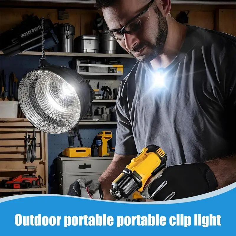 

Outdoor Clamp Light Work Warning Clip Light Multi-Purpose Clamped Lamp For Walking Cycling Mountaineering Traveling Fishing