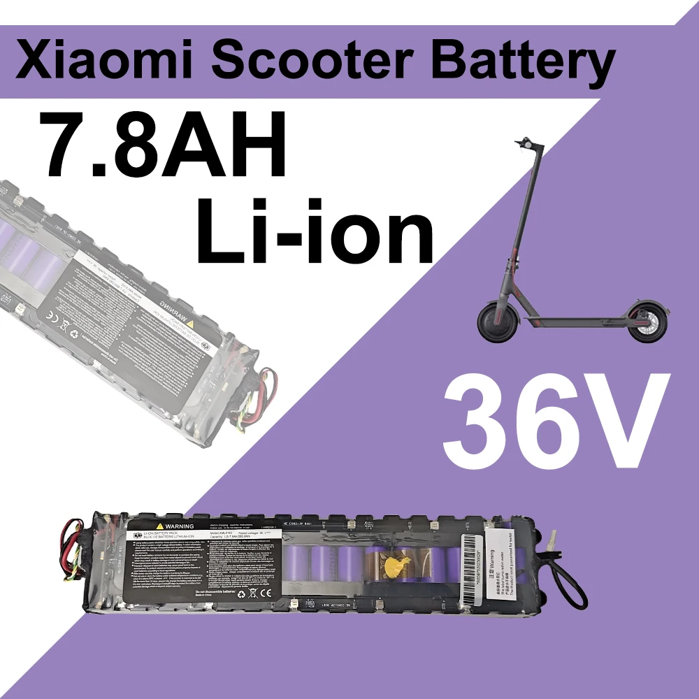 

BMS Board Waterproof Bluetooth Communication10S3P 36V 7800mAh Scooter Battery Pack Suitable For Mi Jia M365