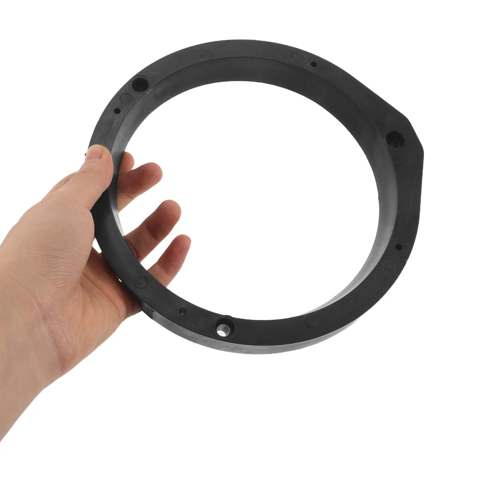 2Pcs Speaker Adapter Rings for Car 6.5in Door Mount Plastic Spacer Rings Automotive Speaker Gasket Audio Clarity Boost Vibration