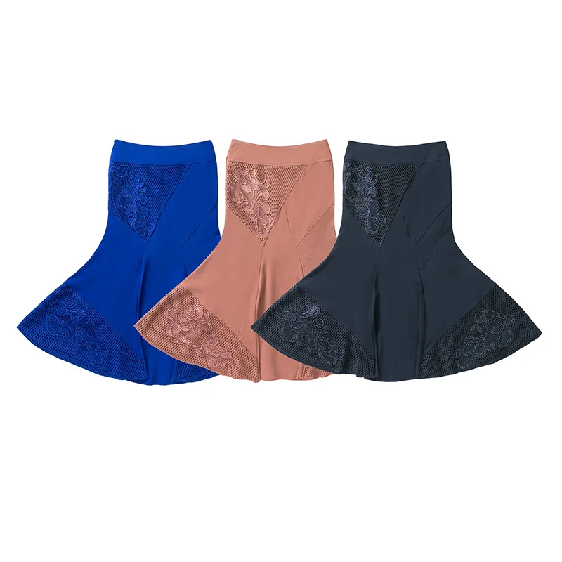 Top Women's Long Skirt Flower Embroidery Unique Design Vintage Skirts for Women Elegant Luxury Dresses Evening Clothing Female
