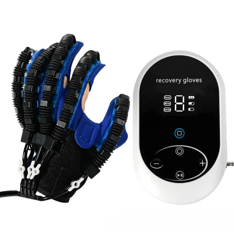 Guantes de entrenamiento de rehabilitación de entrenador de función de mano Robot exoesqueleto de rehabilitación inteligente hemiplégico