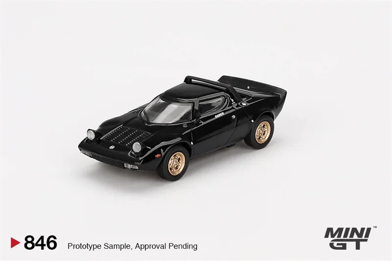 (Pre-order) MINI GT 1:64 Lancia Stratos HF Stradale Nero Black Diecast Model Car