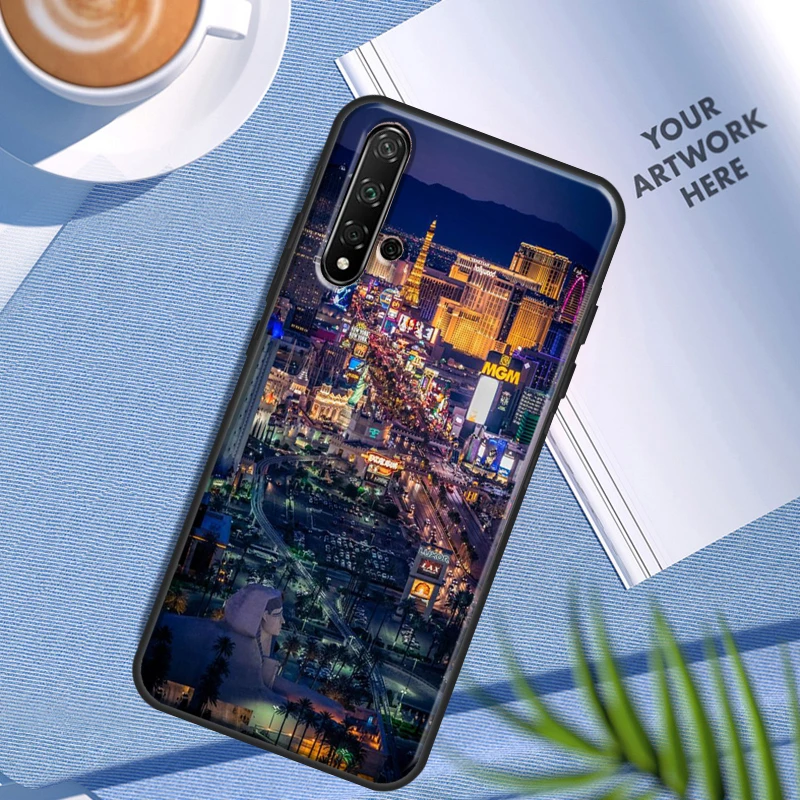 Las Vegas Strip Nevada For Huawei Nova 12i 12s 9 10 SE 11i 8i Y91 Y90 Y60 Y70 Y72 Y61 P20 P40 P30 Lite P60 Pro Case