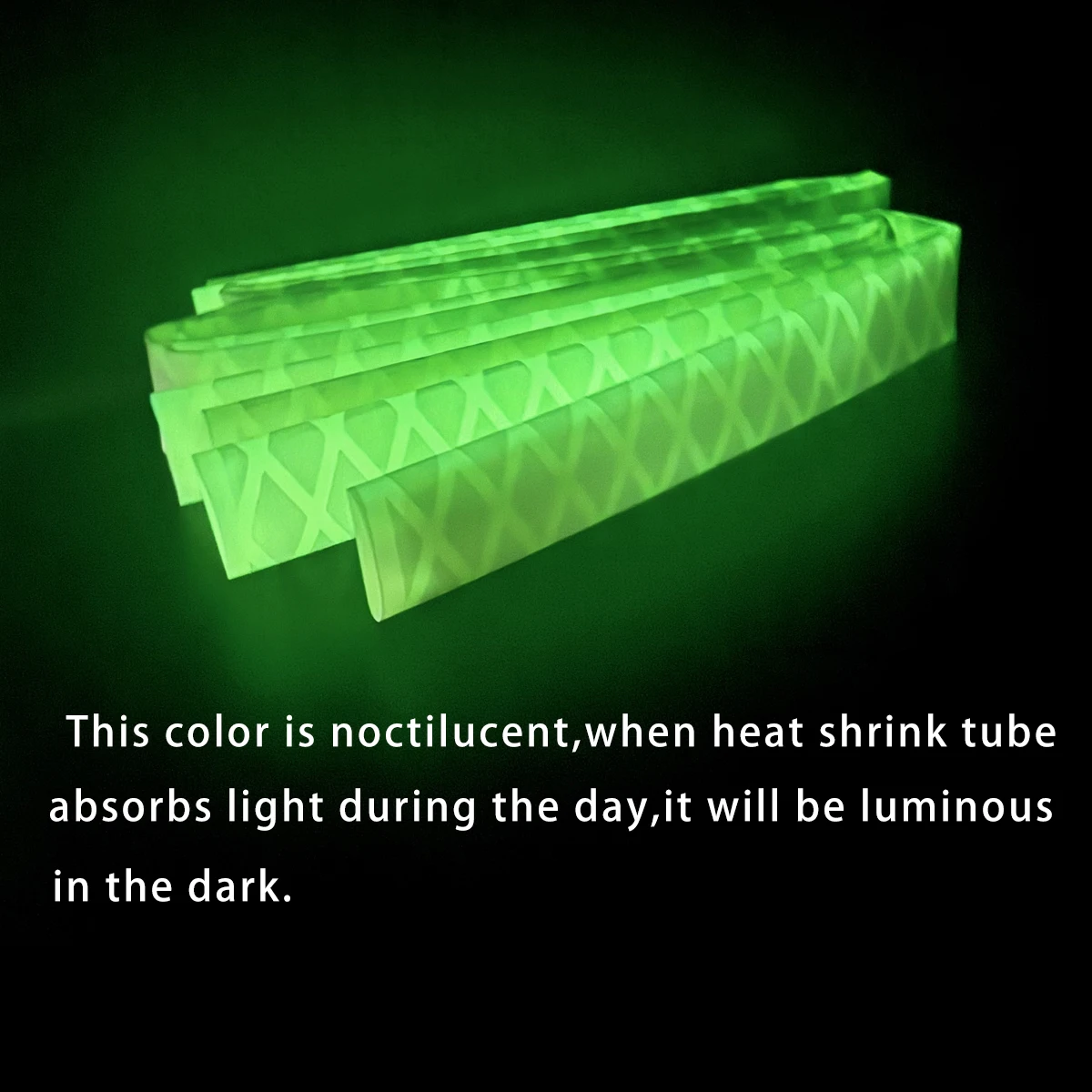 Luminous Tubing Anti Slip Heat Shrink Tube 2:1 Shrinkage Ratio For Fishing Rod Or DIY Electrical Insulation