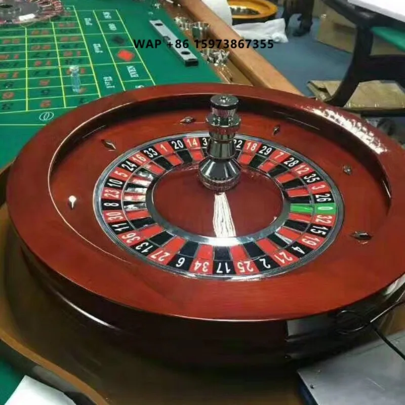 Baccarat Texas Poker Blackjack Gambling Products High Quality Solid Wooden 32 Inch Solid Wood Professional Casino Roulette Wheel
