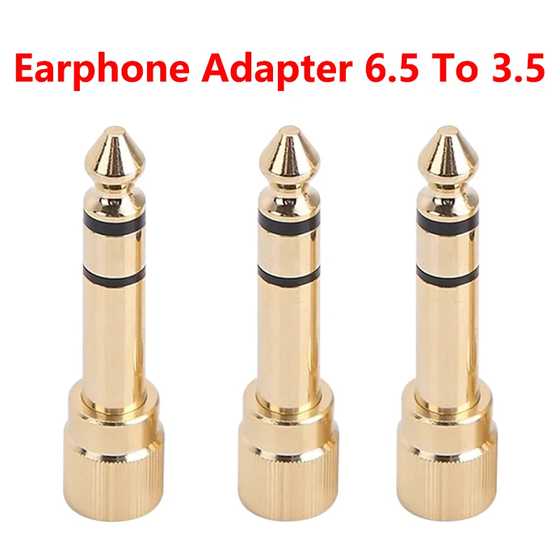 

Microphone Adapter Stereo Headphone Jack Audio Plug Male to Female 35 Mm 635mm