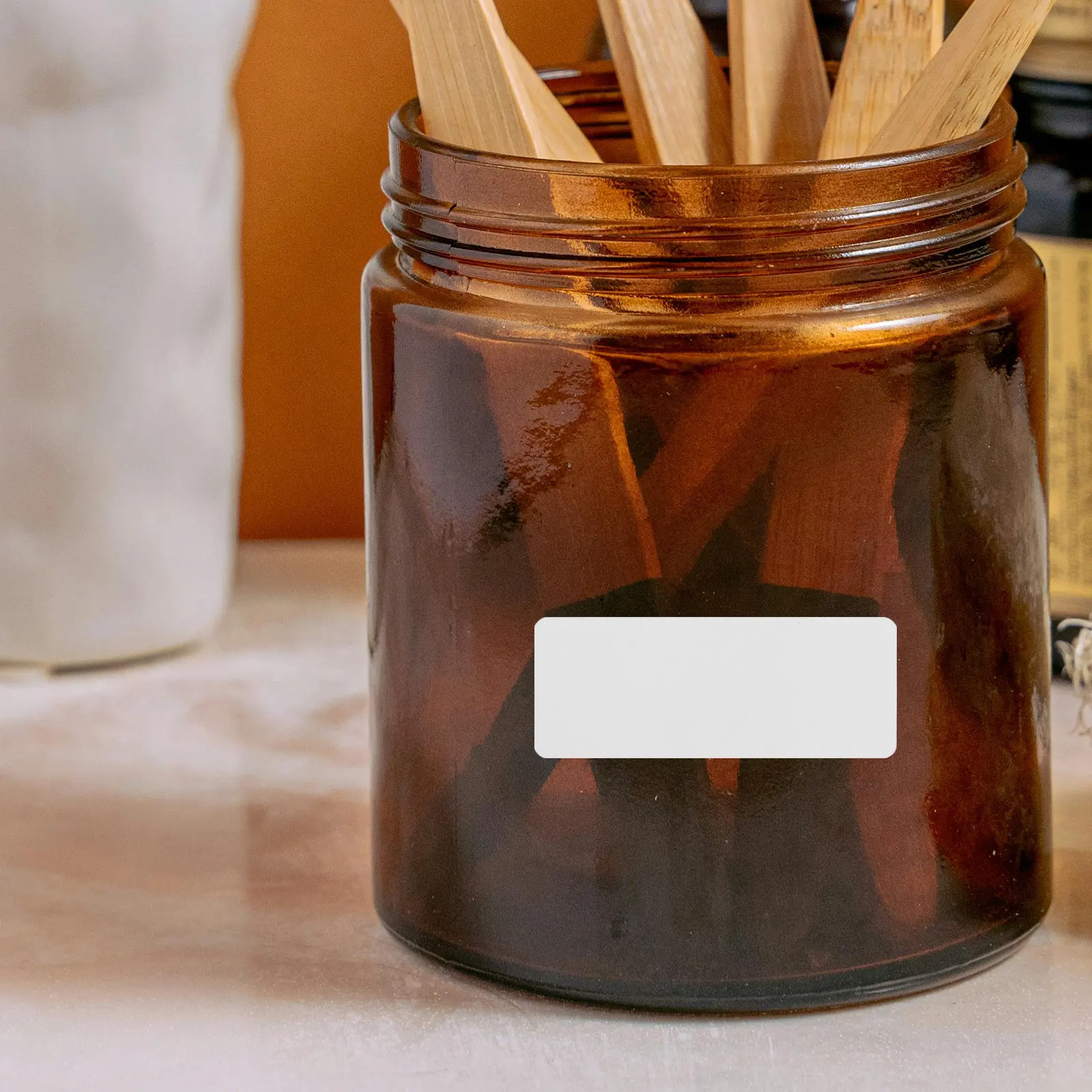 

1 Roll Blank Thermal Labels Self Adhesive Label Paper for DIY Printing Price Name Tags Stationery Express Courier Service