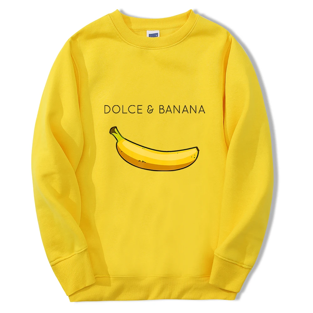 

Dolce Banana Funny Desgin Banana Sweatshirts Hoodie Mens Sportswear 2022 Autumn Winter Bodywarmer Hoodies Hip Hop Pullover