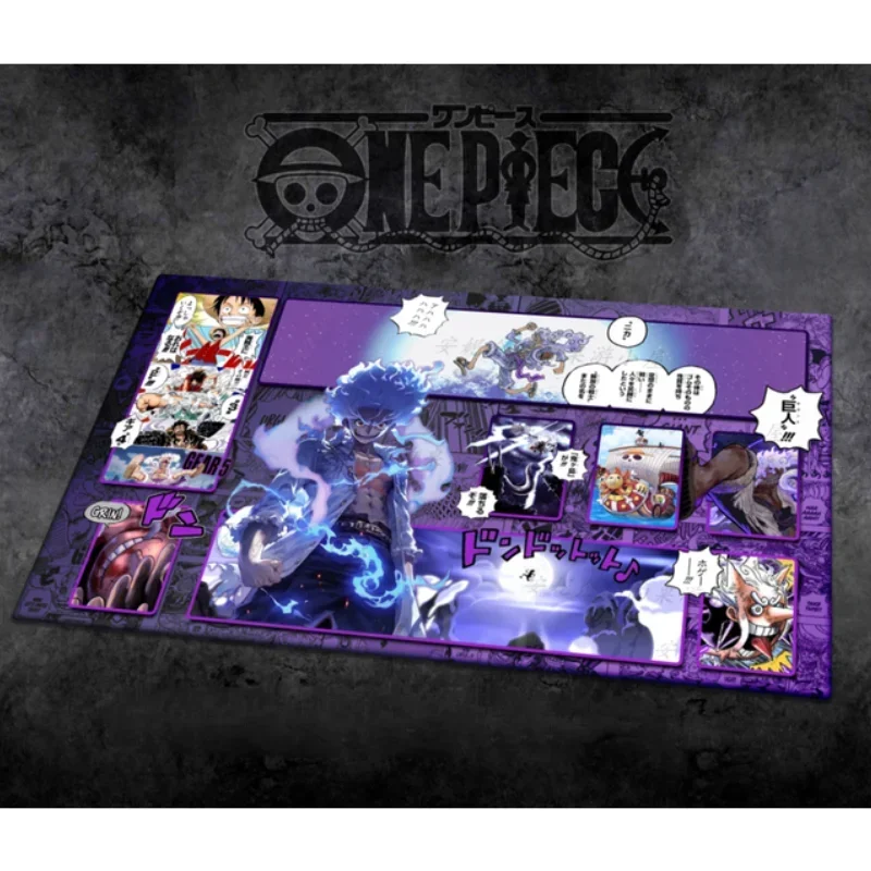 Anime One Piece OPCG Dedicated GAME Card PlayMat Battle Against Luffy Law Perona Robin Sakazuki Comic Book Series Toys 60*35cm