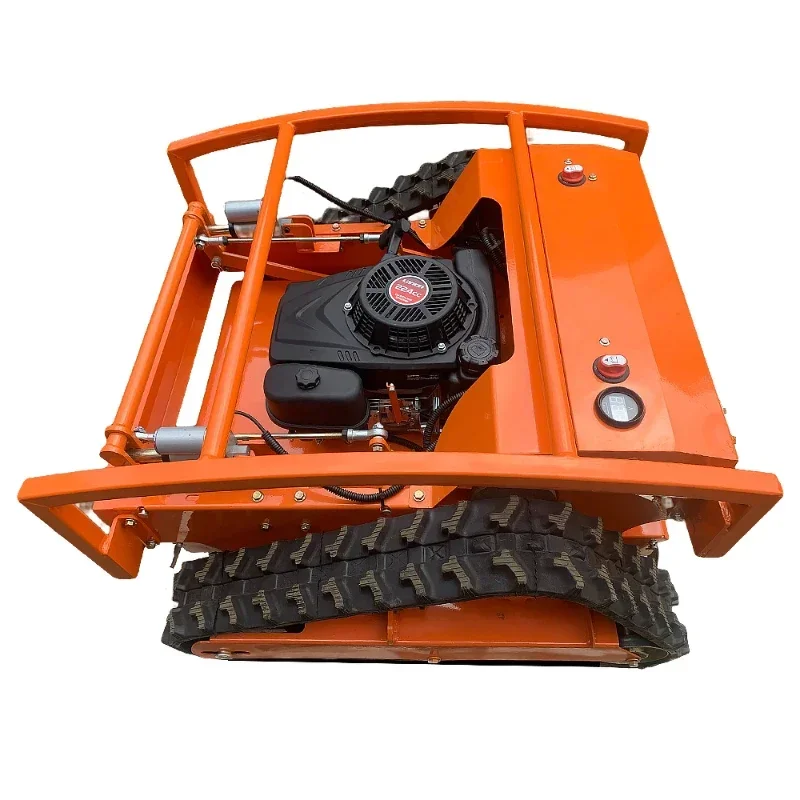 Factory Supply Small Remote Control Crawler Mower Mini Grass Cutter  Engine Lawn Mower