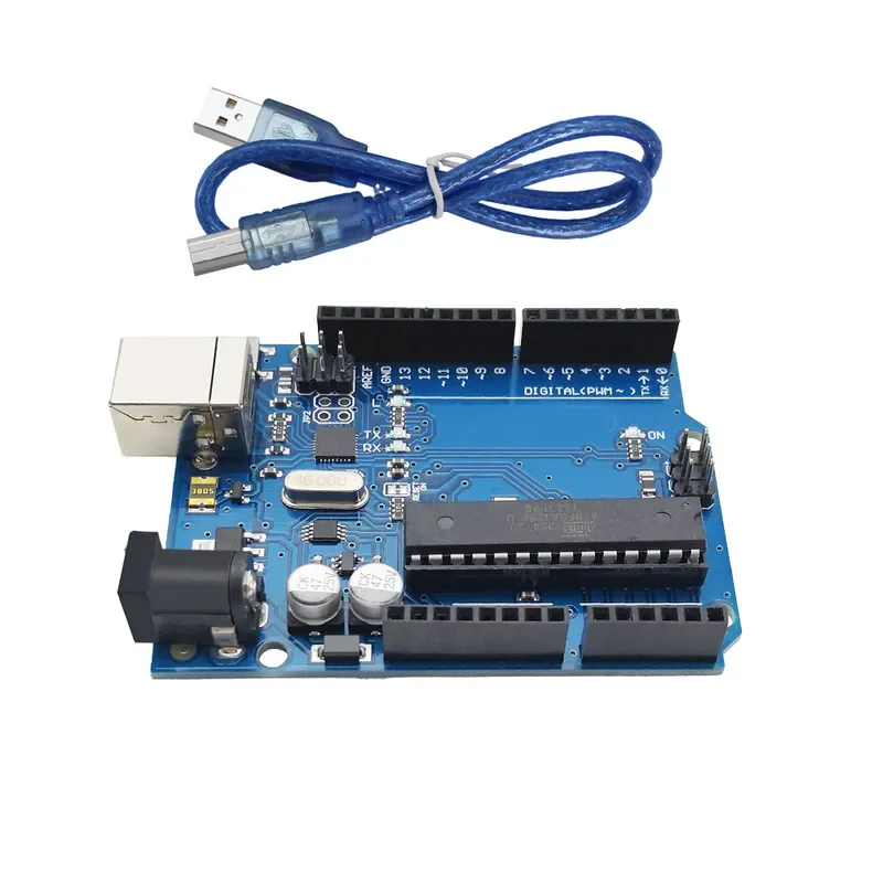 AOZILIN for UNO R3 for ATmega328P for 16U2 MCU Module Compatible with Arduino Programming Development Board Mainboard DIY