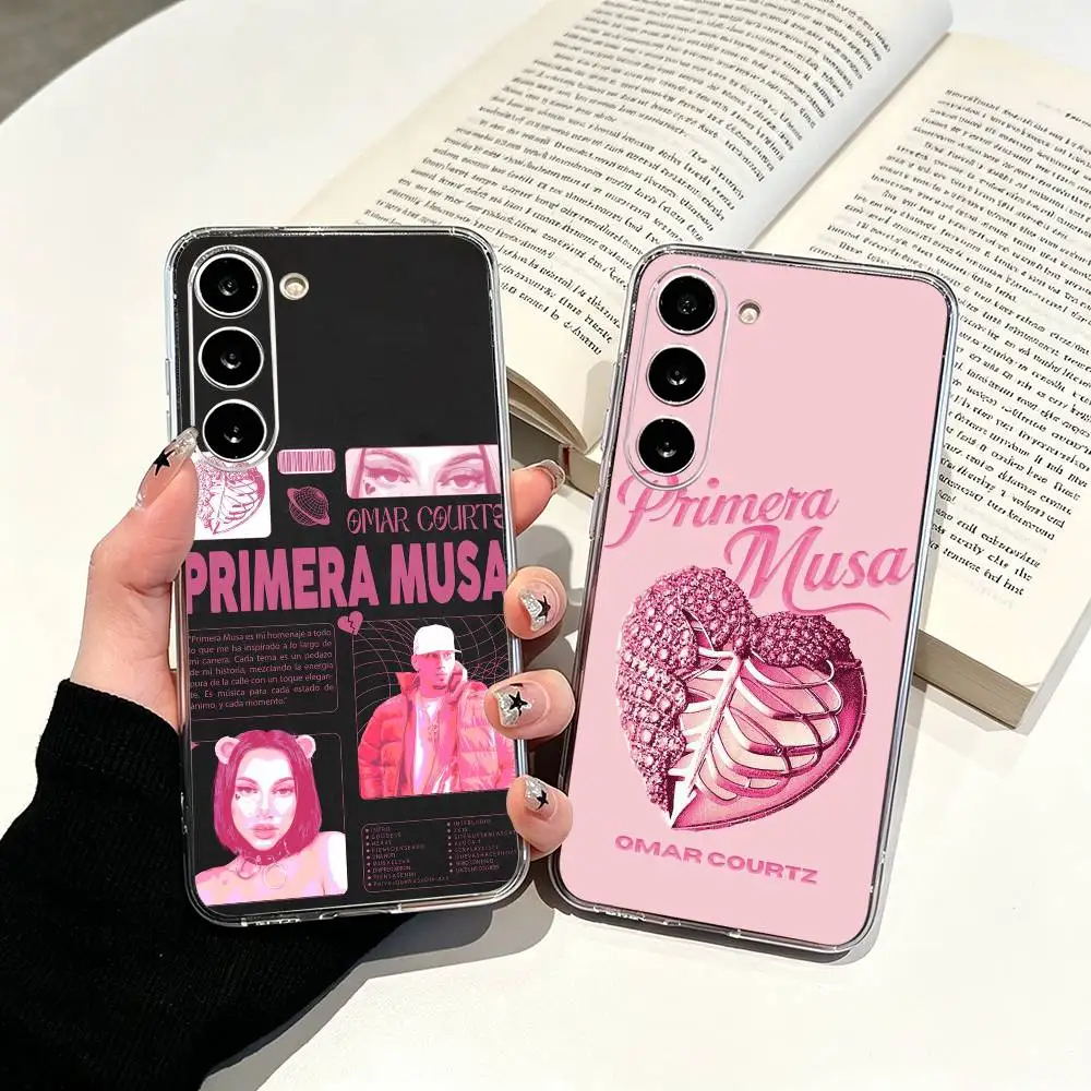 Primera Musa O-Omar  Courtz   Clear Soft Silicone Phone Case for Samsung Galaxy A71, A70, A52, A51, A40, A30