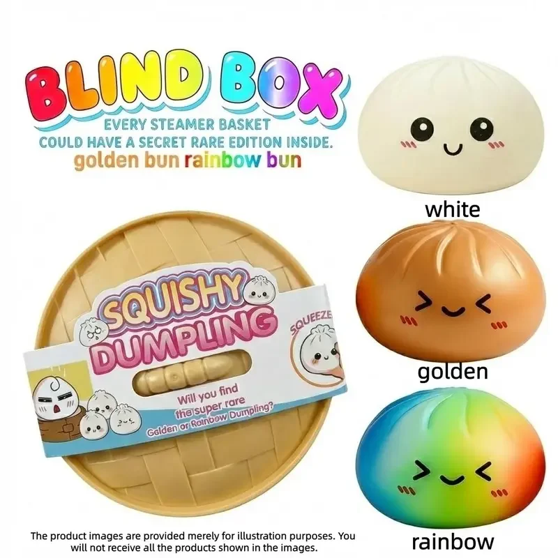 Aesthetic Dumpling Ornament: Colorful Squishy Stress Ball, Creative Room Decor, Unique Birthday Gift for Friend, Anxiety Relief