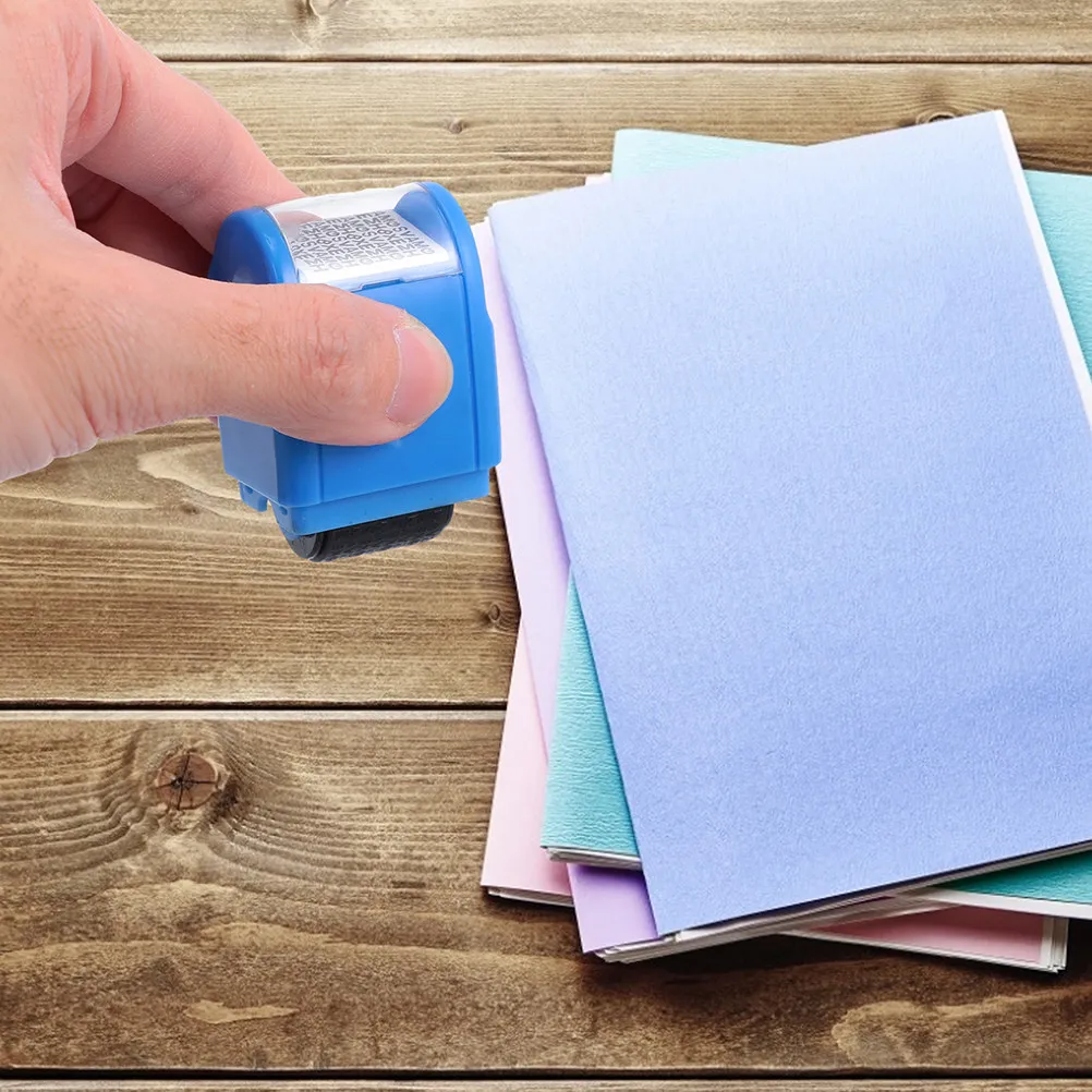 

1 шт. штамп для защиты конфиденциальности, превосходные водонепроницаемые пластиковые многоразовые защитные пломбы для защиты личной информации и почтовых данных