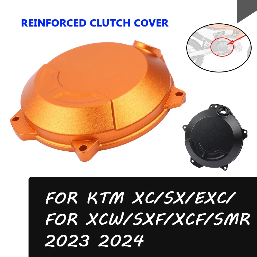 Motorcycle Reinforced Clutch Cover Guard Cap For KTM 250 300 350 450 XC SX EXC EX-C XC-W XCW SXF XCF SMR 2023 2024 Accessories