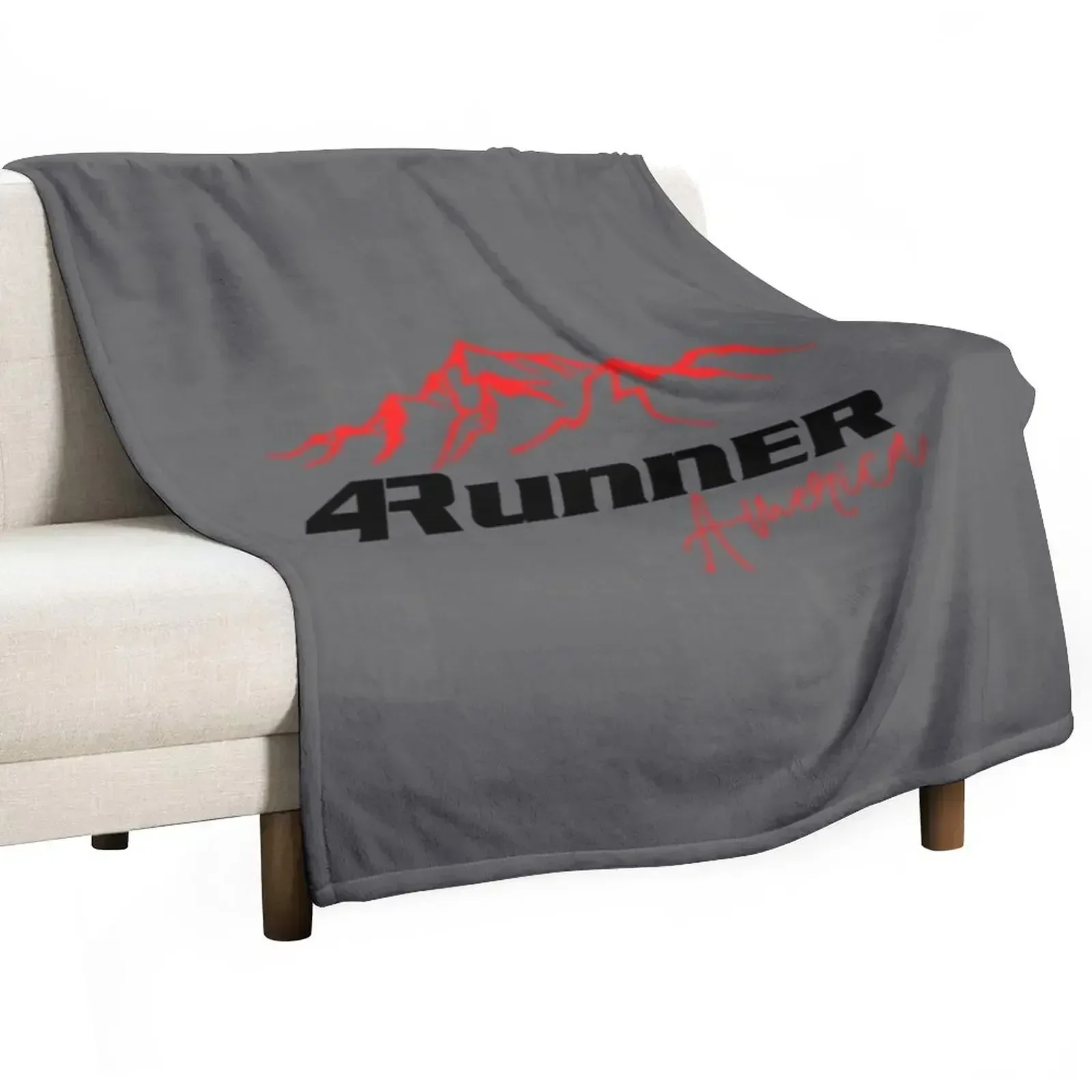 

4Runner America Mountein Red Throw Blanket Shaggy Blankets Sofas Of Decoration Single Thins Blankets