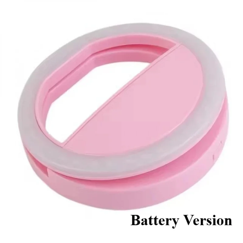 Clip-On LED Selfie Ring Light, Adjustable Brightness Phone Fill Light for Selfie, Video, Live Streaming view 6