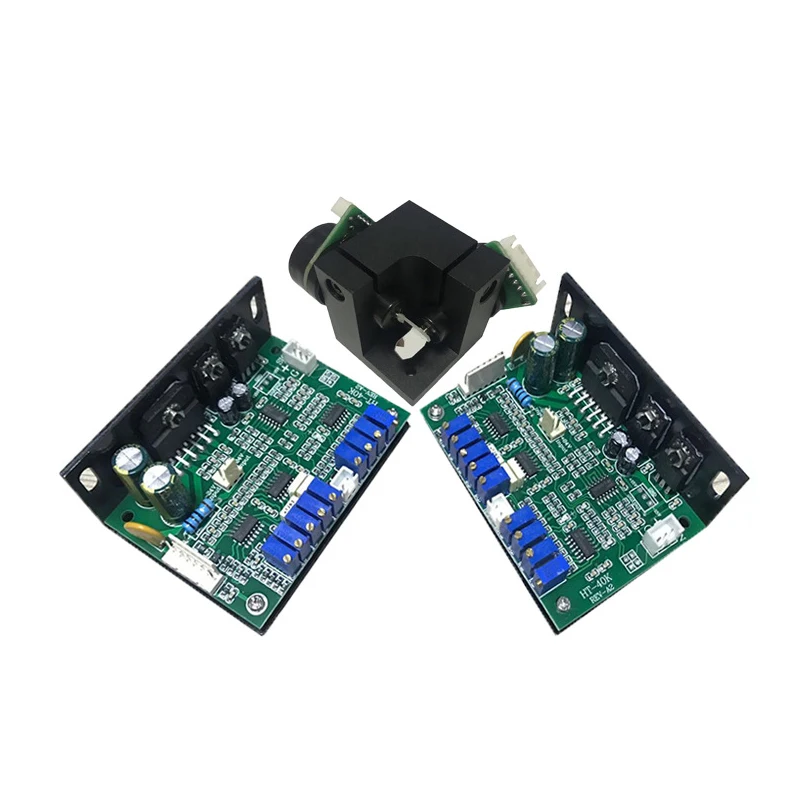 40Kpps RGB Large-angle High-speed Laser Galvo Scanner SLA 3D Scanning Galvanometer Animation Stage Light with ±24V Driver