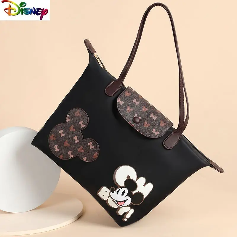

Disney Fashion Retro Cartoon Mickey Tote Bag Women's Outdoor Large Capacity Storage Casual Sweet Versatile Handbag