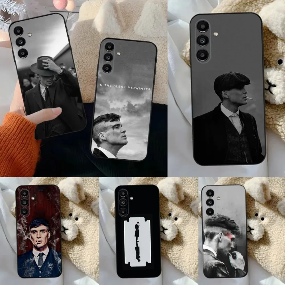 Movie Peaky B-Blinders Phone Case For Samsung S24,23,22,30,21,10,9,Ultra,Plus,Lite,FE,5G Black Soft Case