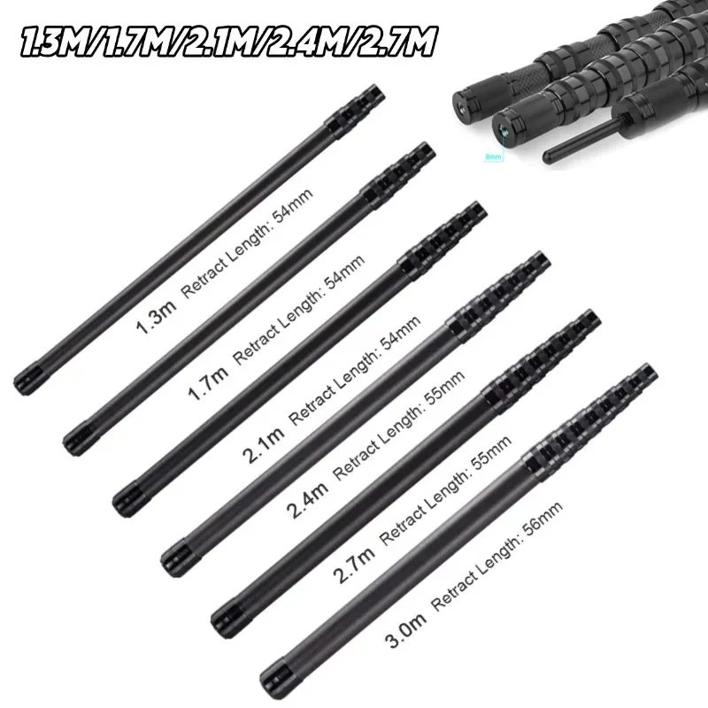 

11H 46T углеродное волокно 1,35-3 м телескопическая рыболовная подсак стержень рыбная ручка складная удочка аксессуары для рыбалки сменный комплект