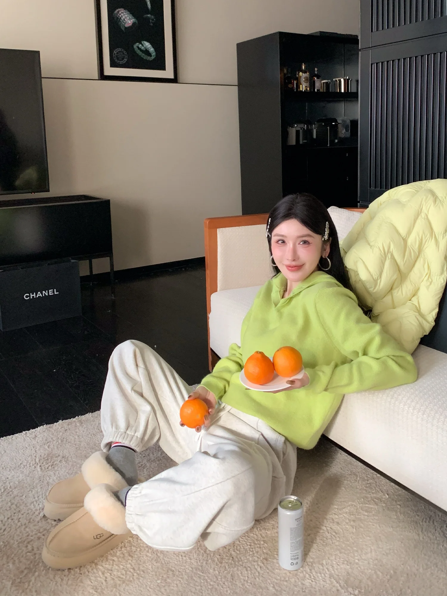 

Женский вязаный свитер LADIESFIRST с воротником-стойкой, повседневный, свободного кроя, из полиэфирного волокна, с длинными рукавами, осенне-зимний, приталенный.