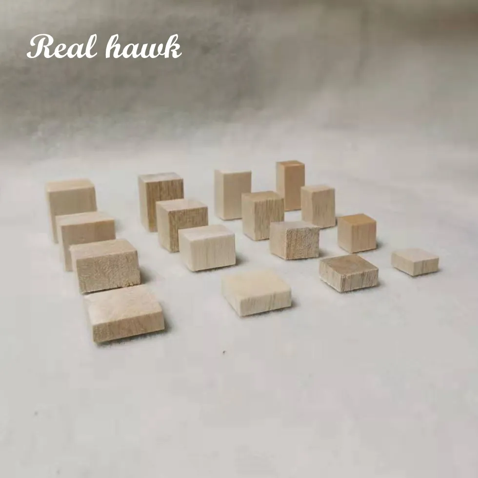 10x10/15x15/20x20/25x25mm Length10/20/30/40mm Square Balsa Wood Stick Wooden Dowel Rod Block for Kids Model Making Ornaments DIY