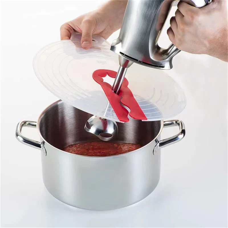 Beat Eggs Mixer Cover Mixer Splatter Guard Whisk Mixing Bowl Lid Silicone Anti Splash Cover Cooking Supplies for Kitchen