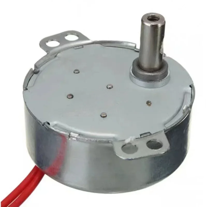 TYC Synchronous Motor AC 12V 220~240V 5/6 R/min 50/60Hz CW/CCW 4W 15mm Length Shaft