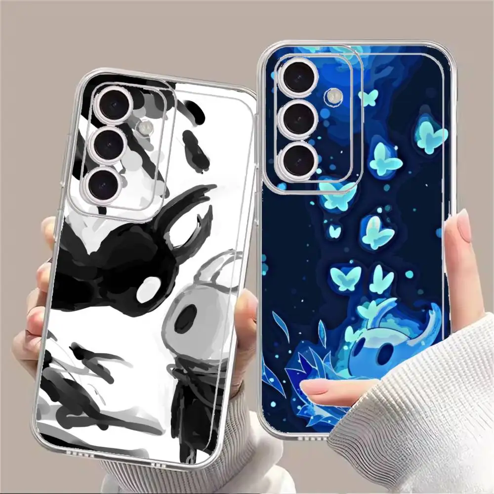 Anime Game H-Hollow K-Knight Phone Case For Samsung Galaxy A91,80,73,72 ,71,53,52,32 ,31,22,21s,20,Transparent Case