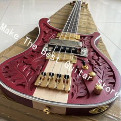 Classic electric bass, 4-string bass guitar, professional level, quality assurance, fast delivery.