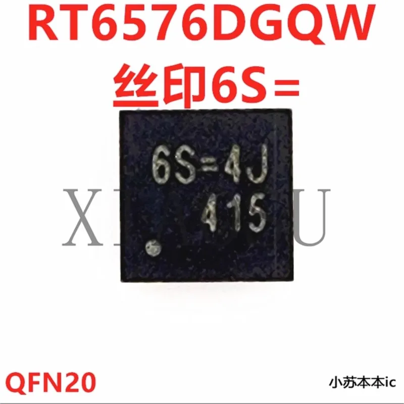 (2-5piece)100% New original RT6576DGQW Silkscreen 6S= 6S=2B 6S=28 6S=11 6S=27 QFN20 Chipset